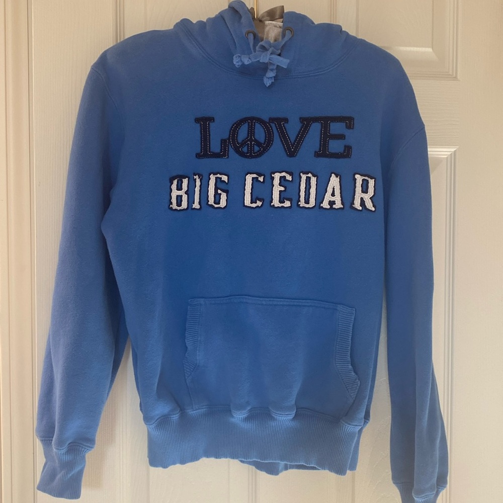 CAMP DAVID Big Cedar Lodge Hoodie. Size girls large. EUC